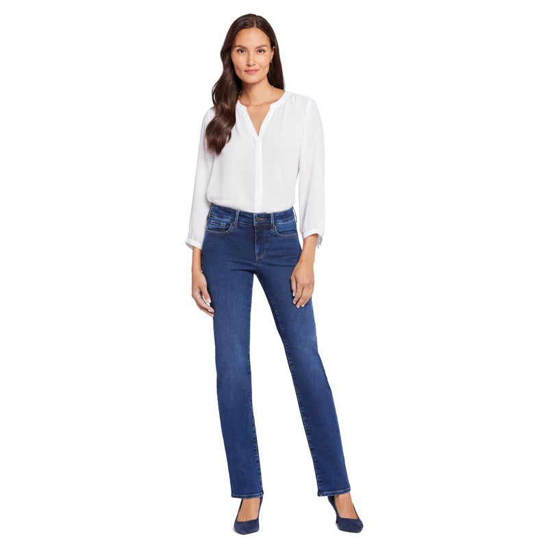 NYDJ Women's Marilyn Straight Denim Jeans, Cooper, 10 - Image 1